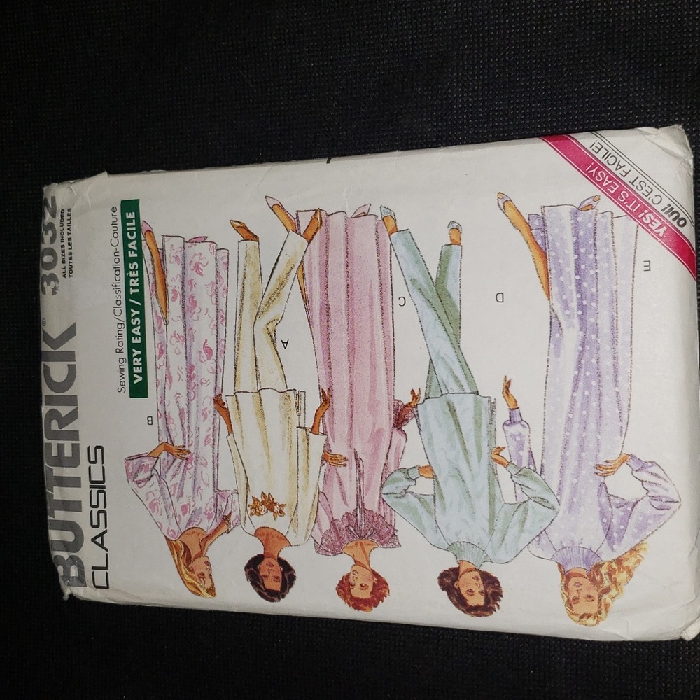 Butterick Classics #3032 size XS - XL